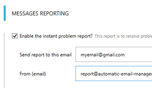 Real time report on any problem